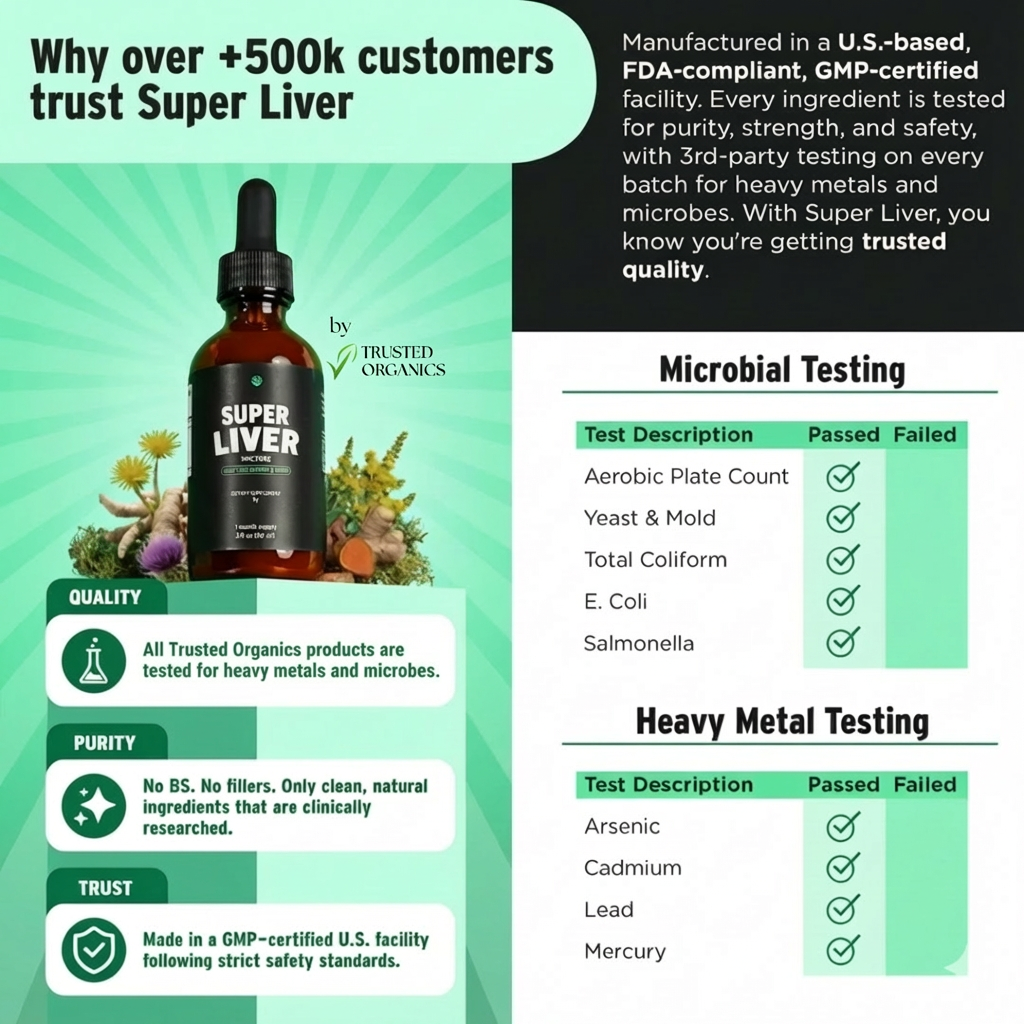 Trusted Organics Super Liver — Natural Complete Liver Cleanse